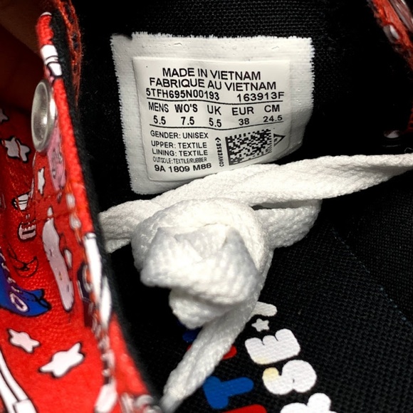 Converse Hello Kitty Sneakers Unisex Shoes - Picture 6 of 7